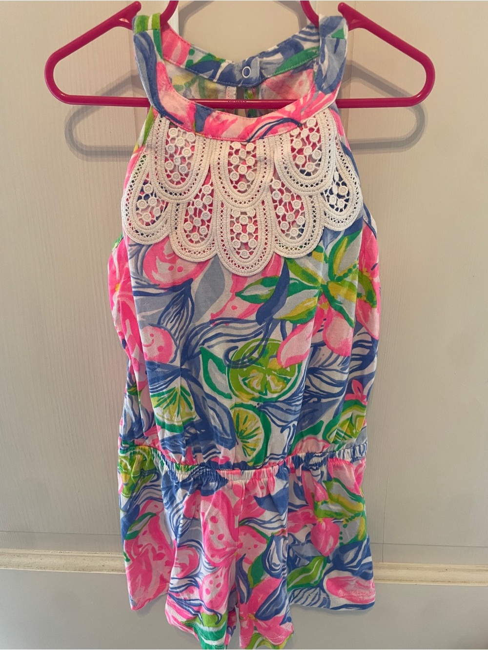 Lilly Pulitzer Pink Blue Green Floral Top